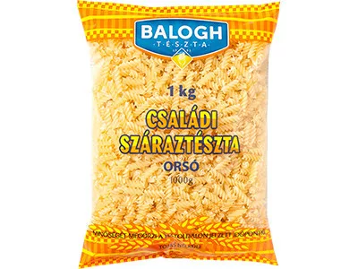 BALOGH tészta 1kg Orsó