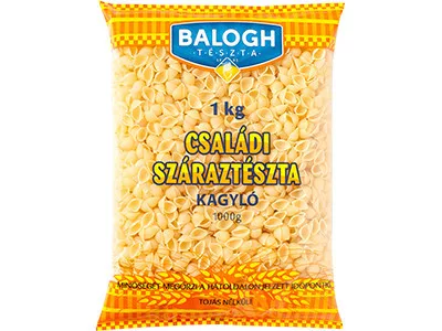 BALOGH tészta 1kg Kagyló
