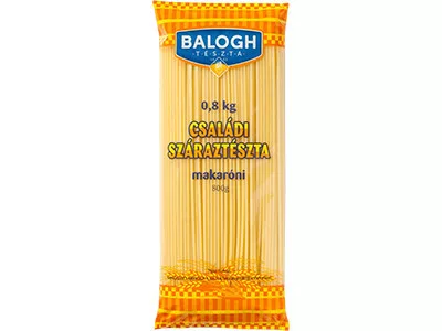 BALOGH tészta 800g Makaróni