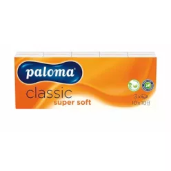 Paloma papírzsebkendő 10x10db Classic 3 réteg