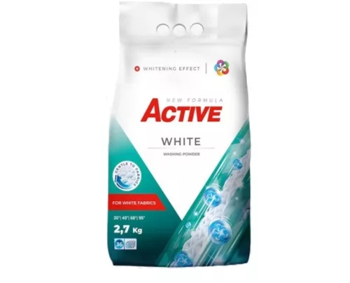Active mosópor 2,7kg White