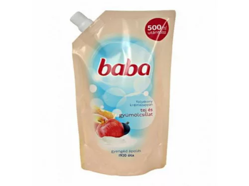 Baba foly.szapp.ut.500ml Tej&Gyümölcs