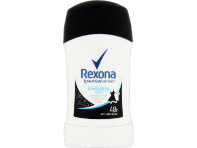 Rexona stift 50ml Invisible Aqua  .