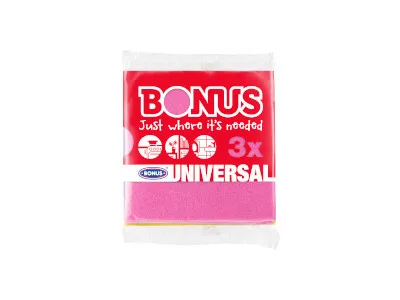 Bonus általános törlőkendő 3db B163
