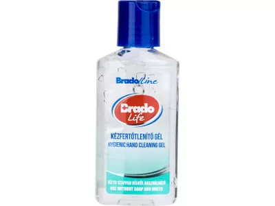 BradoLife kézfertőtlenítő gél 50ml