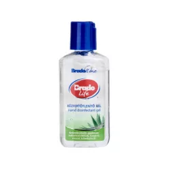 BradoLife kézfertőtlenítő gél 50ml Aloe Vera