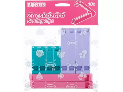 Bonus Zacskózáró Csipesz 10db B314