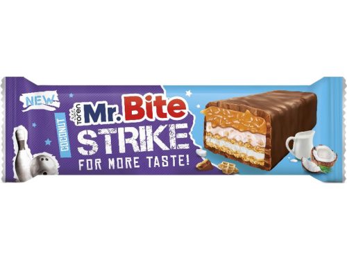 Mr.Bite Strike szelet 40g Kókuszos