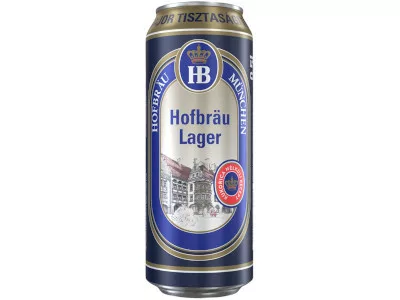Hofbräu München Lager doboz 0,5L DRS