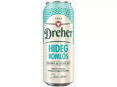Dreher Hidegkomlós világos sör 0,5L dobozos DRS