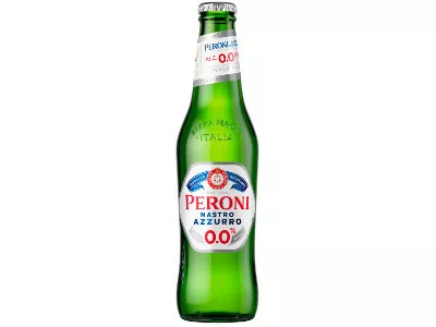 Peroni Nastro Azzuro 0,0% 0,33L üveges DRS