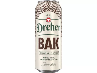 Dreher Bak barna sör 0,5L 7,3% doboz DRS