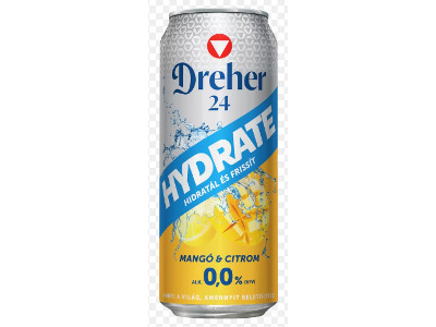 Dreher 24 0,5L 0,0% Hydrate Mangó-Citrom doboz DRS