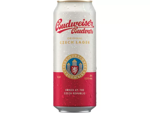 Budweiser Budvar Original 0,5L dobozos DRS