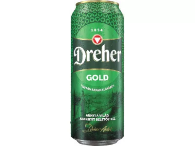Dreher Gold 0,5L doboz DRS