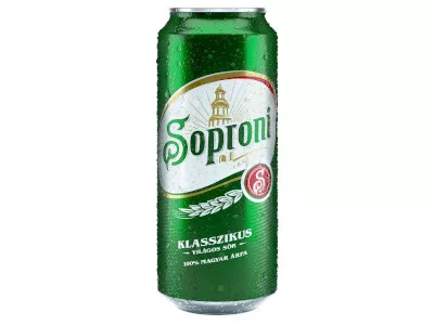 Soproni 0,5L dobozos DRS