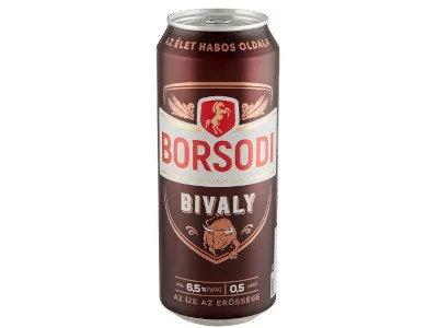 Borsodi Bivaly 0,5L doboz DRS