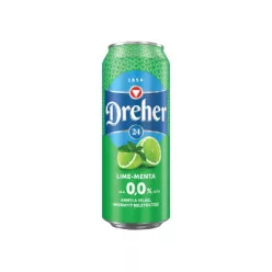 Dreher 24 0,5L 0,0% Lime-Menta doboz DRS