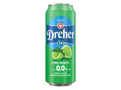 Dreher 24 0,5L 0,0% Lime-Menta doboz DRS ...X