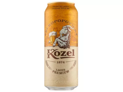 Kozel Premium Lager Velkopopovicky 0,5L doboz DRS