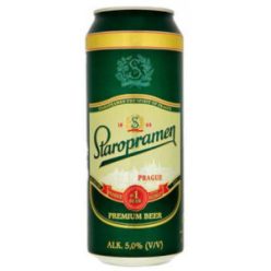 Staropramen 0,5L dobozos DRS