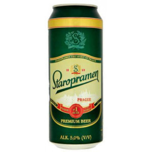 Staropramen 0,5L dobozos DRS