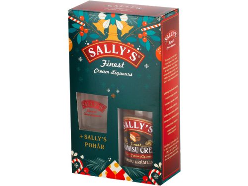 Sallys Tiramisu ízű krémlikőr 0,5l 15% DD+Pohár - KIÁRUSÍTÁS