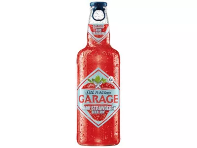 Garage Hard Beer mix 0,4L Strawberry üveg 4,5% DRS