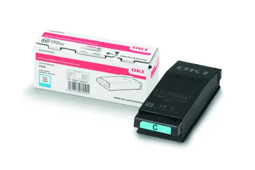 Oki C650/C651 Toner Cián 6000 oldalra