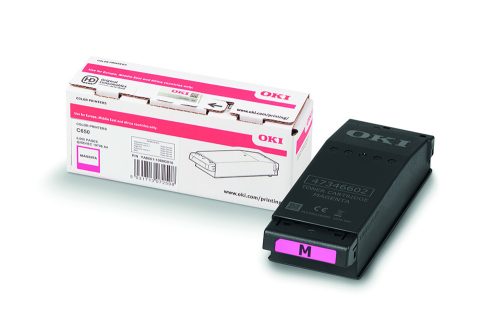 Oki C650 Toner Magenta 6000 oldalra