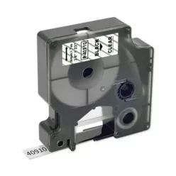   Utángyártott DYMO D1 40910 9mm x 7m átlátszó-fekete #S0720670