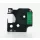 Utángyártott DYMO D1 45019 12mm x 7 m zöld-fekete S0720590