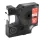Utángyártott DYMO D1 45027 12mm x 7 m piros-fehér