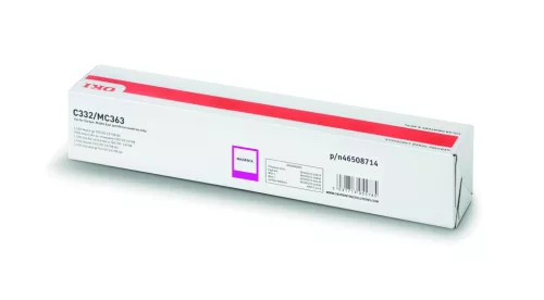 Oki C332/MC363 Toner Magenta 1500 oldalra