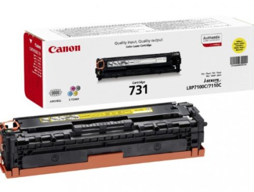 Canon CRG731 Toner Yellow  1.500 oldal kapacitás