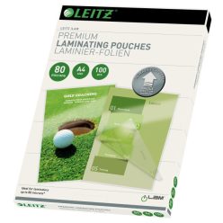   Leitz STANDARD meleglamináló-fólia UDT, A4, 80 mikron, 100db/cs