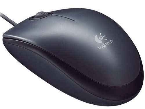 Logitech M90 vezetékes, szürke, egér