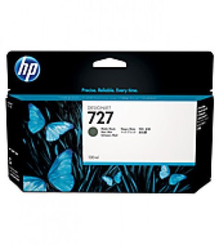 HP B3P22A Patron Matt Bk 130ml No.727 (Eredeti)