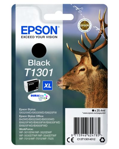 Epson T1301 Tintapatron Black 25,4ml