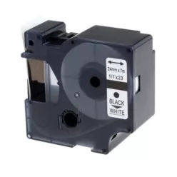   Utángyártott DYMO D1 D53713 24mm x 7m fehér-fekete #S0720930