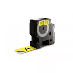   Utángyártott DYMO D1 D53718 24mm x 7m sárga-fekete #S0720980