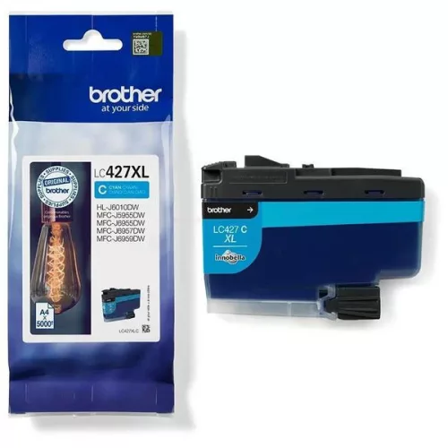 Brother LC427XLC Tintapatron Cyan 5.000 oldal kapacitás