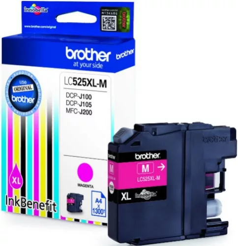 Brother LC525XLM Tintapatron Magenta 12,8 ml 1.300 oldal kapacitás