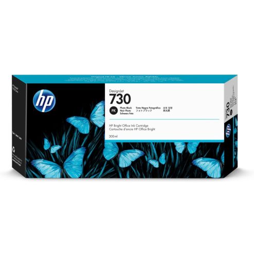 HP P2V73A Patron Ph.Bk 300ml No.730 (Eredeti)