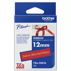Brother TZe-RW34 12 mm széles 4 m hosszú szövetszalag