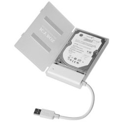   Raidsonic IB-AC603-U3 2,5" SATA USB3.0 HDD (9,5mm) White