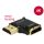 DeLock Adapter High Speed HDMI with Ethernet – HDMI-A female > HDMI-A male 4K 90° angled left Black