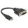 DeLock Adapter HDMI Mini-C male > DVI-I (Dual Link) (24+5) female 20cm