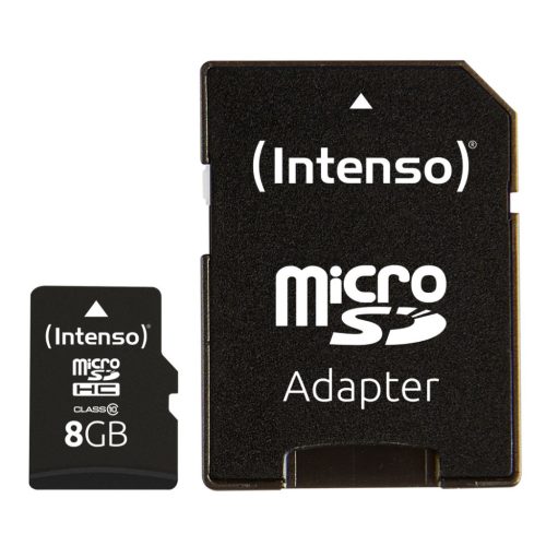 Intenso 8GB microSD Class 10 adapterrel