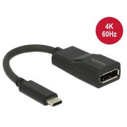   DeLock Adapter USB Type-C male > Displayport female (DP Alt Mode) 4K 60 Hz